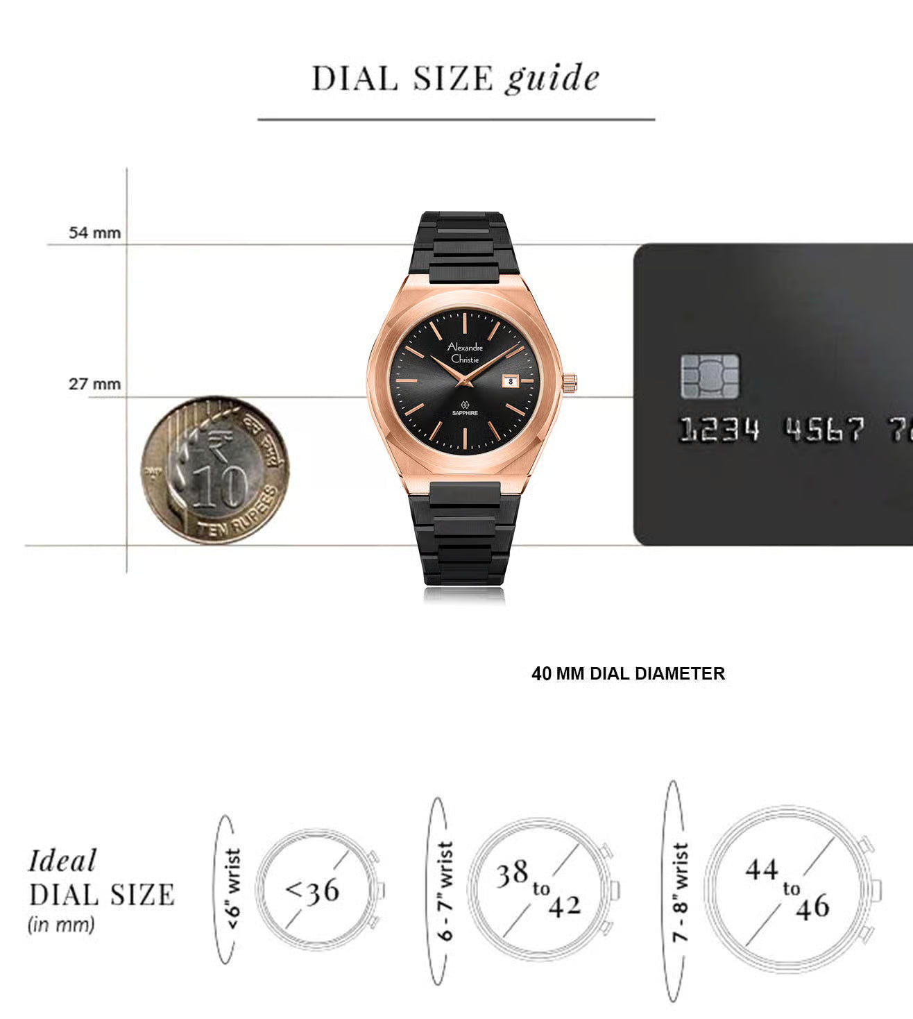 ALEXANDRE CHRISTIE 8710MDBBRDGSG