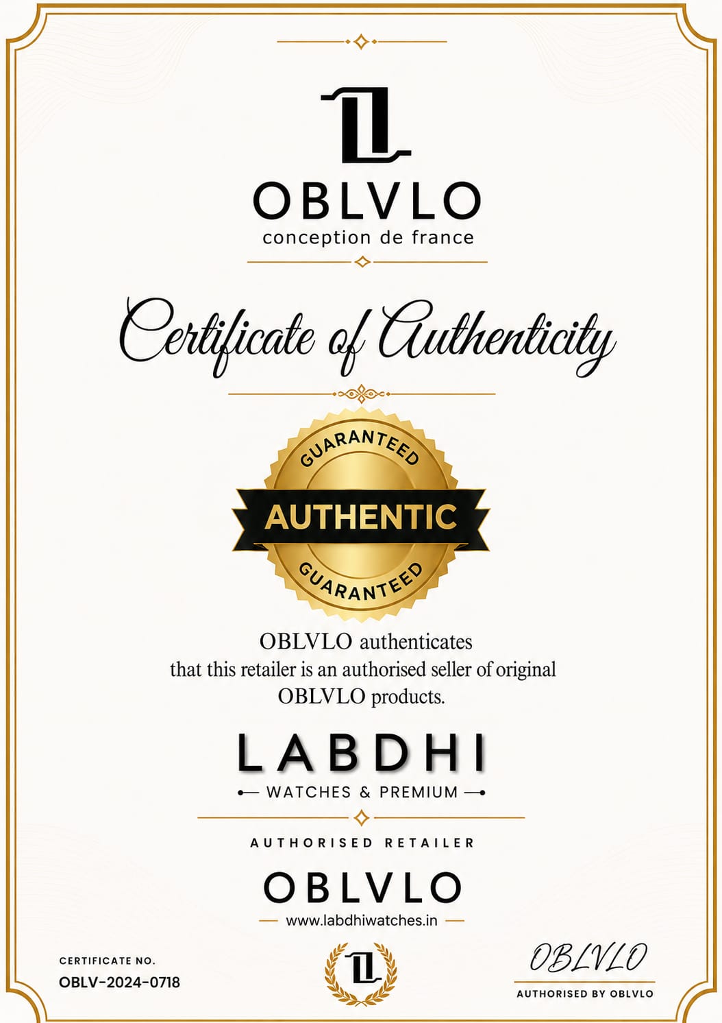 OBLVLO BW-RRWL