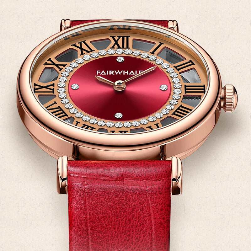 Mark Fairwhale FW-3580-L1 Red Women's Quartz Watch