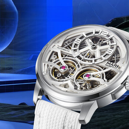 Mark Fairwhale FW-6025-R2 Men's Skeleton Automatic Watch