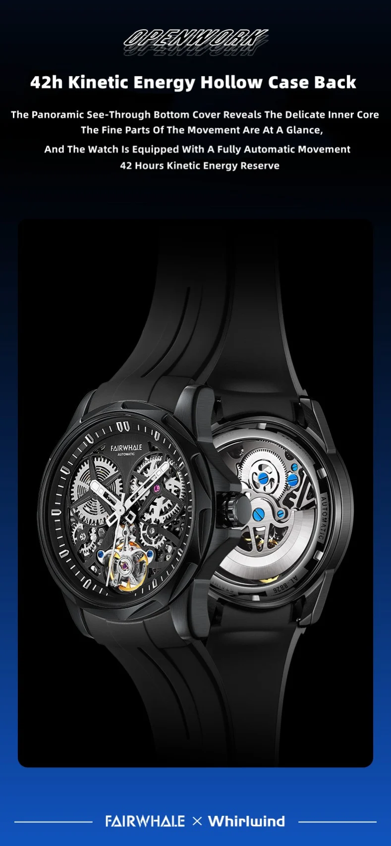 Mark Fairwhale FW-6030-2 Black Men's Automatic Watch