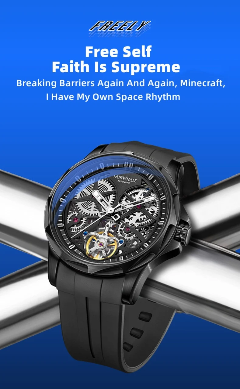 Mark Fairwhale FW-6030-2 Black Men's Automatic Watch