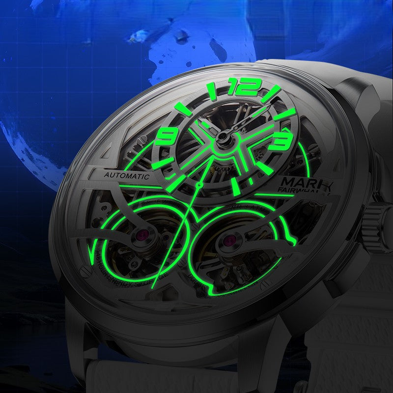 Mark Fairwhale FW-6025-R2 Men's Skeleton Automatic Watch