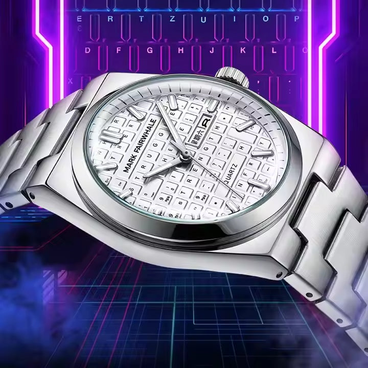 Mark Fairwhale FW-5012-S2 White Men's Quartz Watch