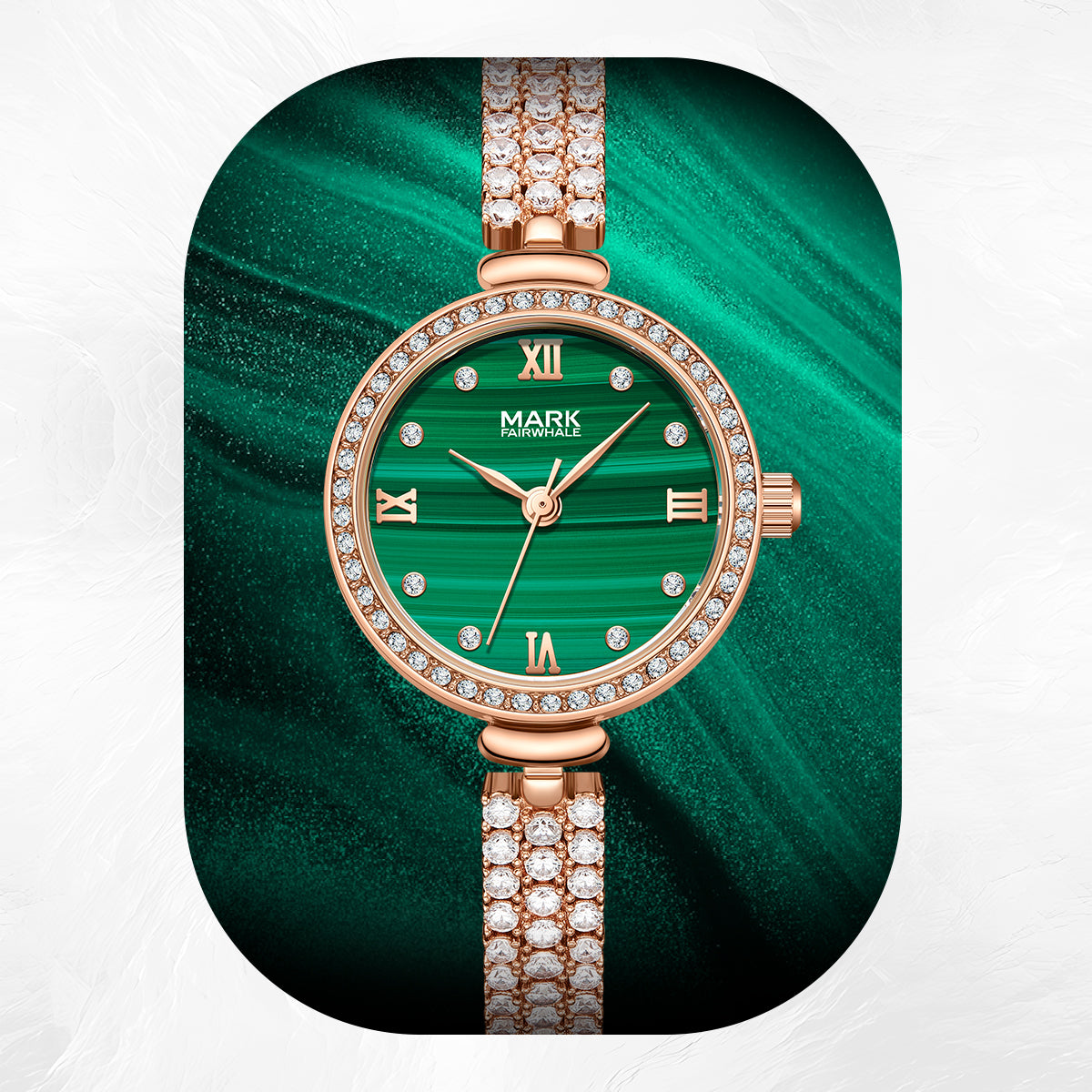 Mark Fairwhale FW-3750-S3 Green Women's Quartz Watch