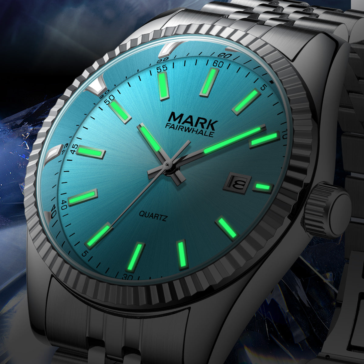 Mark Fairwhale FW-5017-S2 Black Men's Quartz Watch
