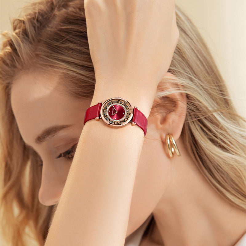 Mark Fairwhale FW-3580-L1 Red Women's Quartz Watch