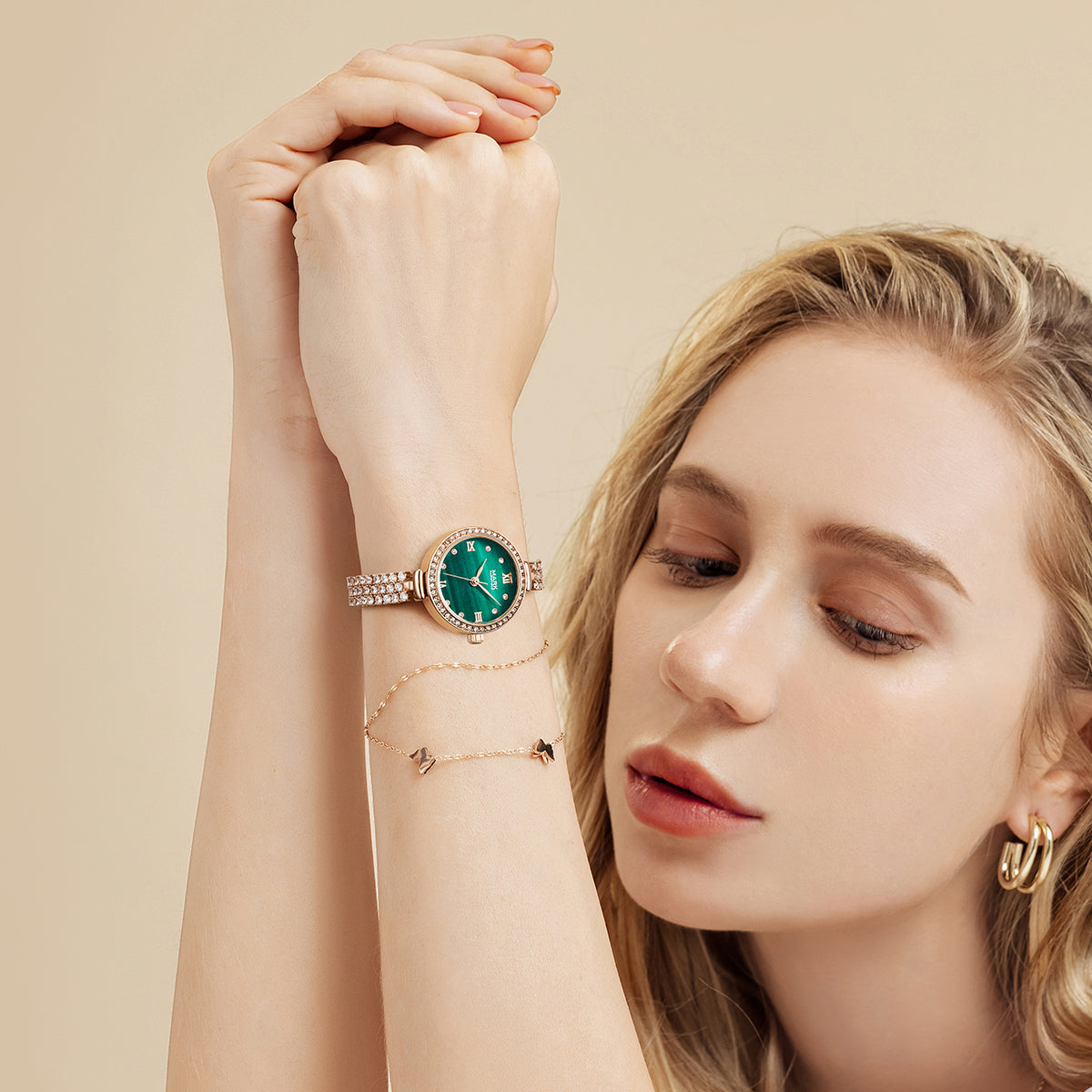 Mark Fairwhale FW-3750-S3 Green Women's Quartz Watch