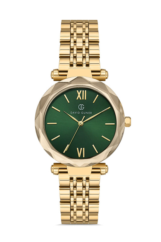 David Guner DG-8183LA-B10 Women's Green Watch