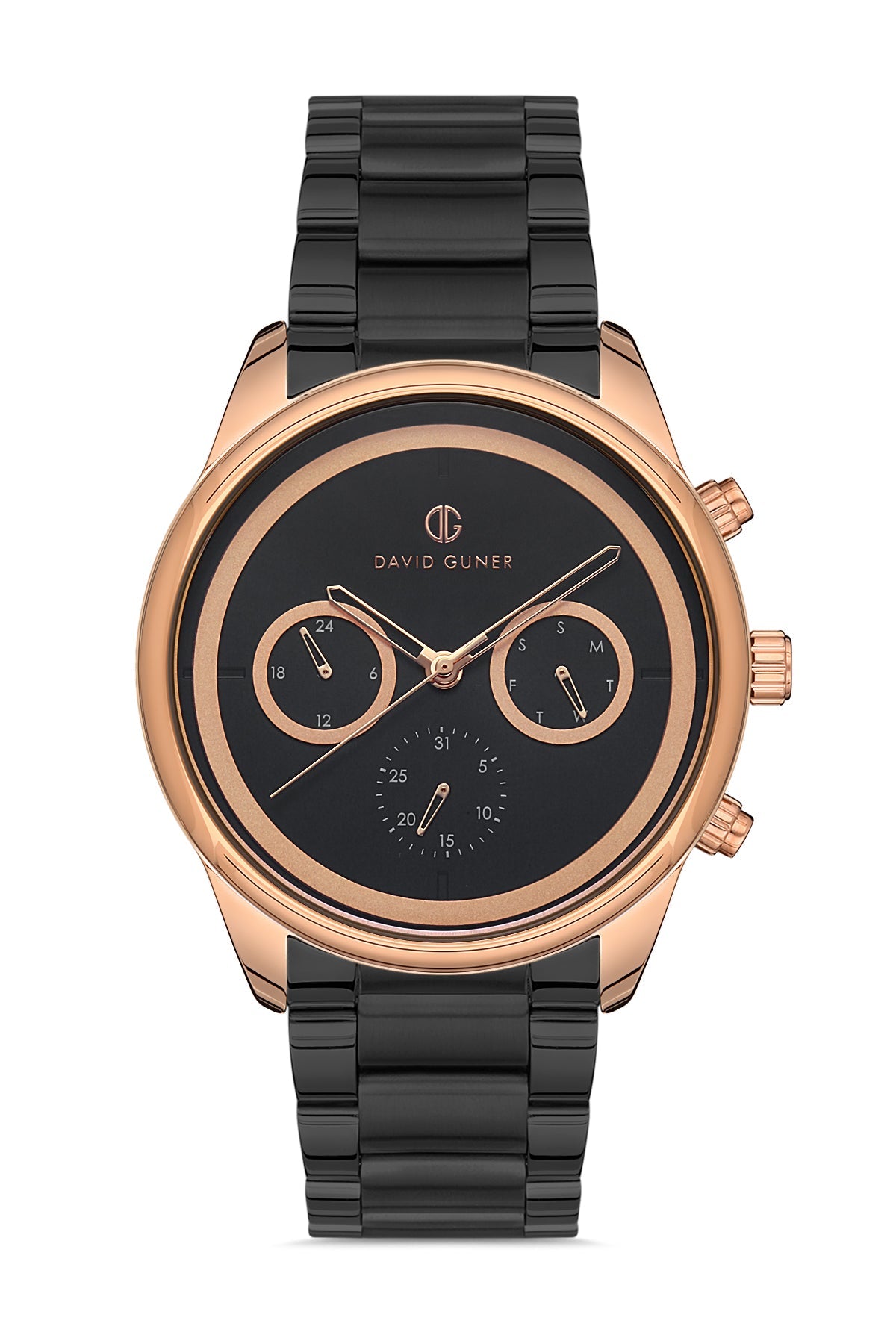 David Guner DG-8325GA-R2 Men's Black Watch