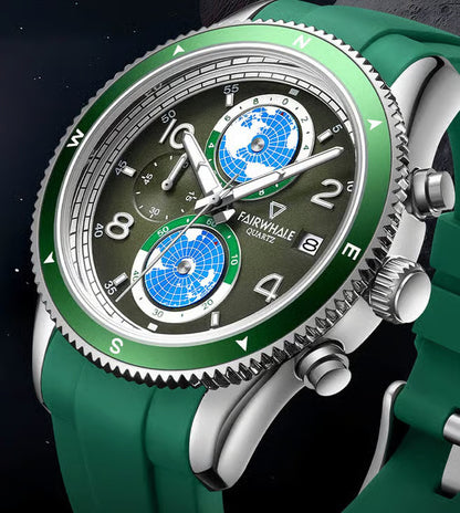 Mark Fairwhale FW-5730-R2 Green Men's Quartz Watch