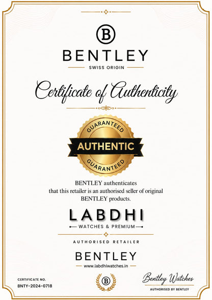 Bentley BL-60-64 White Men's Automatic Watch