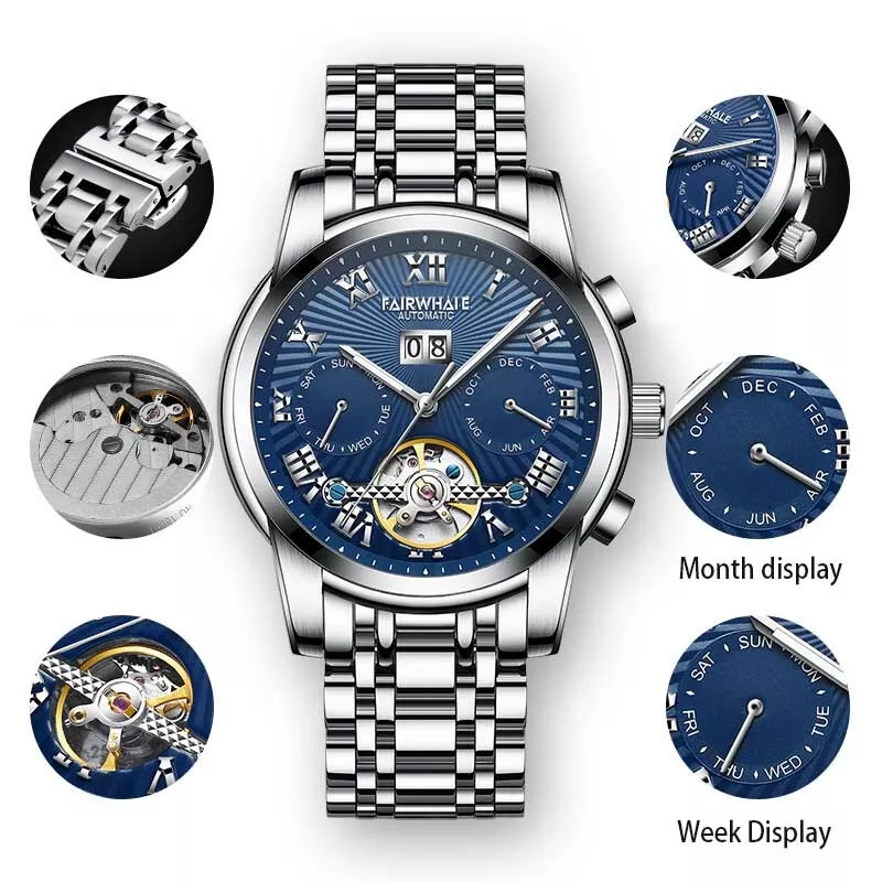 Mark Fairwhale FW-6060-1 Blue Men's Automatic Watch