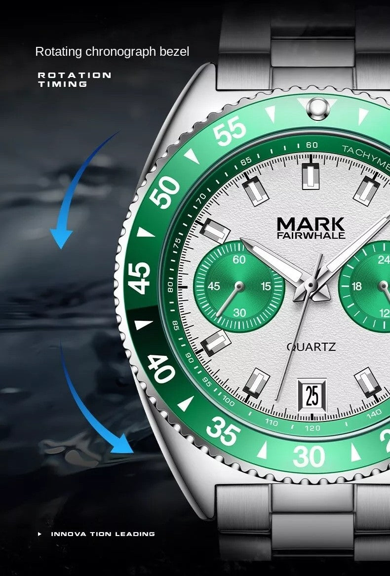 Mark Fairwhale FW-5910-S3 Silver Men's Quartz Watch