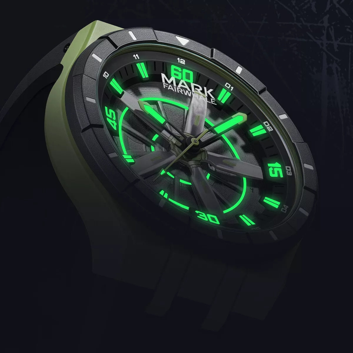 Mark Fairwhale FW-5050-R2 Black Men's Quartz Watch