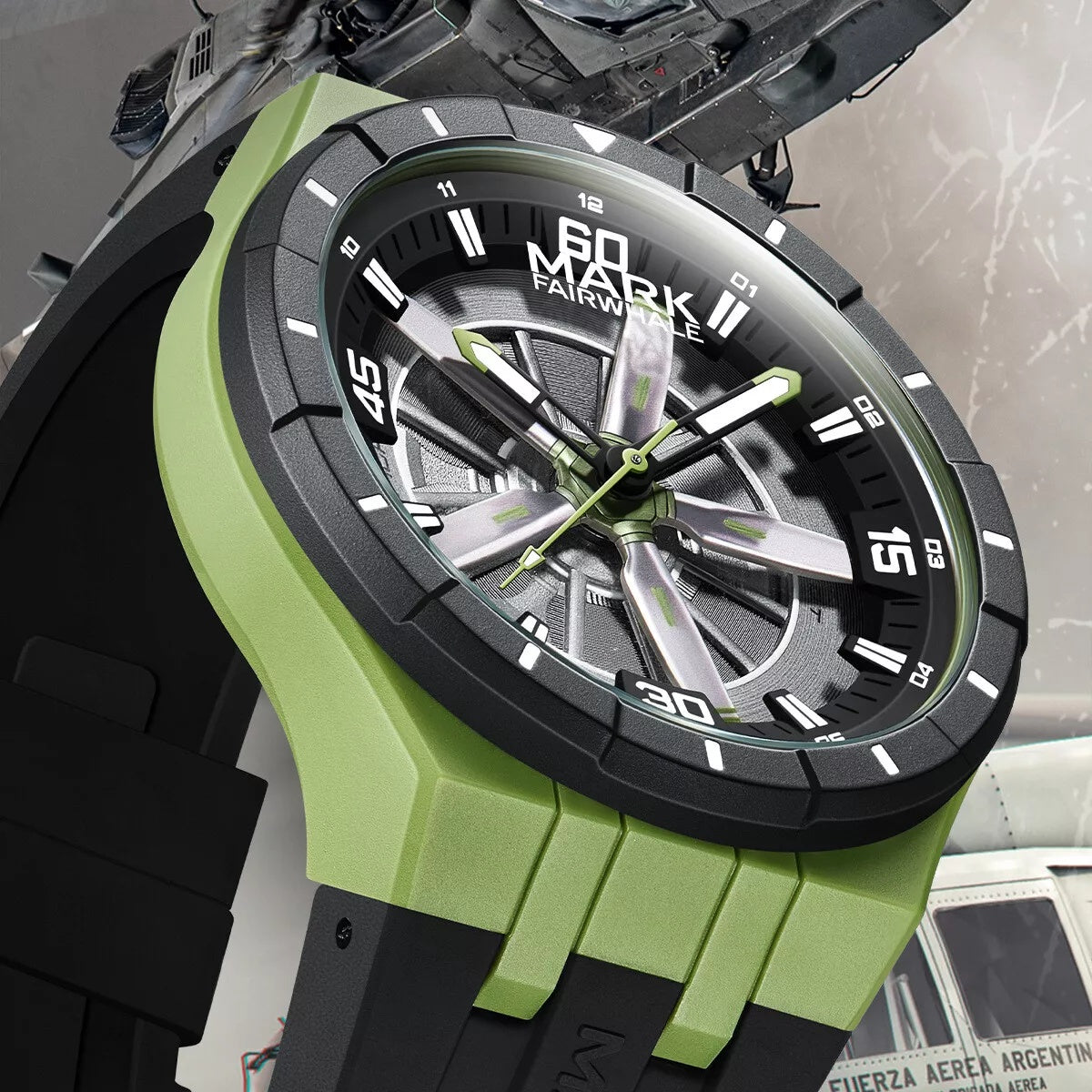 Mark Fairwhale FW-5050-R2 Black Men's Quartz Watch