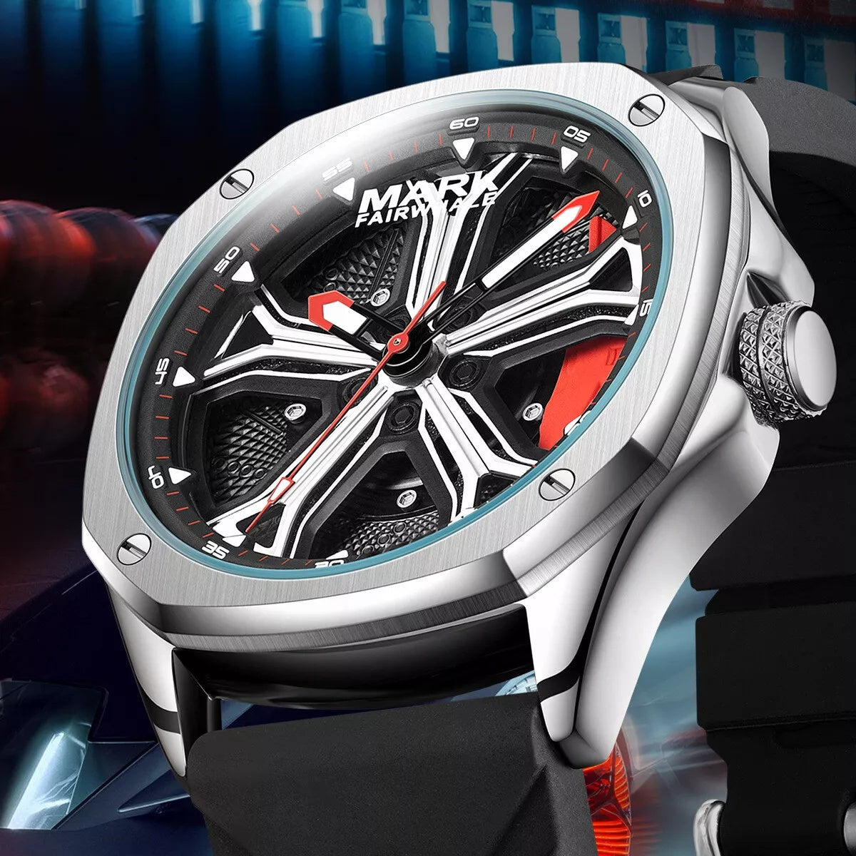 Mark Fairwhale FW-5060-R2 Black Men's Quartz Watch