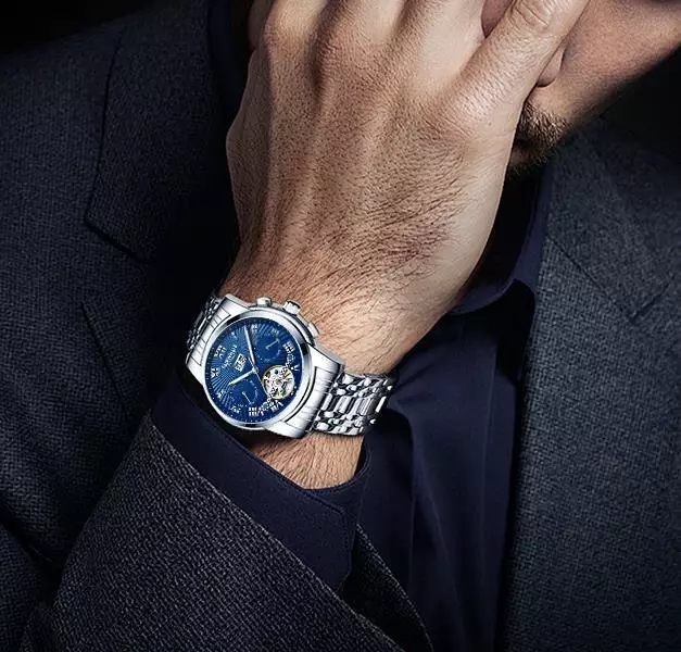 Mark Fairwhale FW-6060-1 Blue Men's Automatic Watch