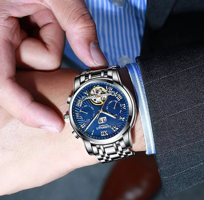 Mark Fairwhale FW-6060-1 Blue Men's Automatic Watch
