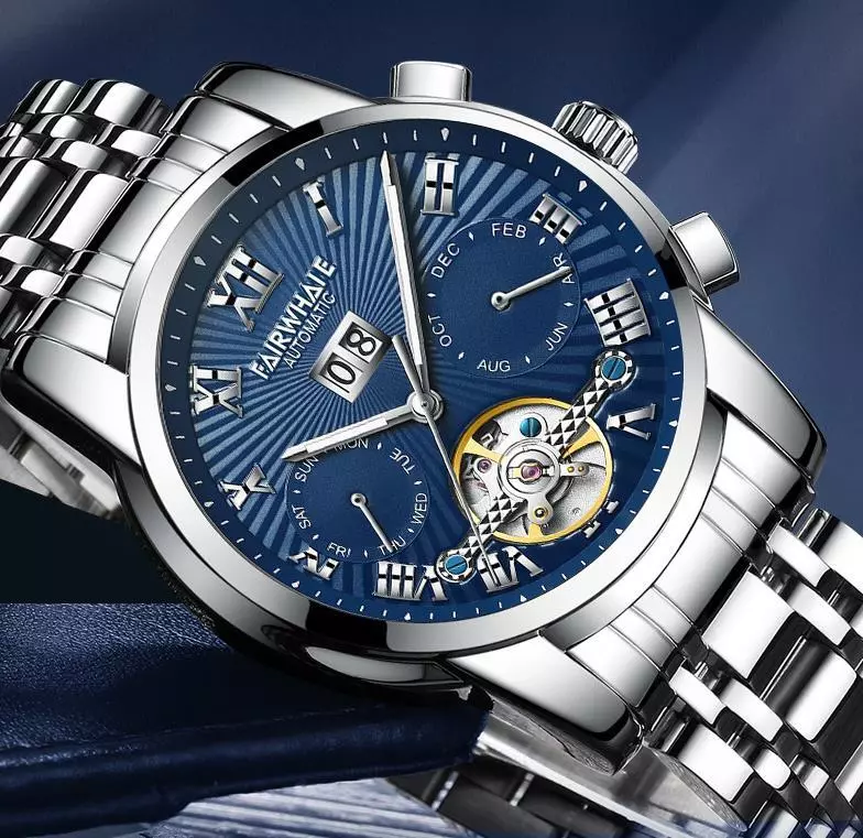 Mark Fairwhale FW-6060-1 Blue Men's Automatic Watch