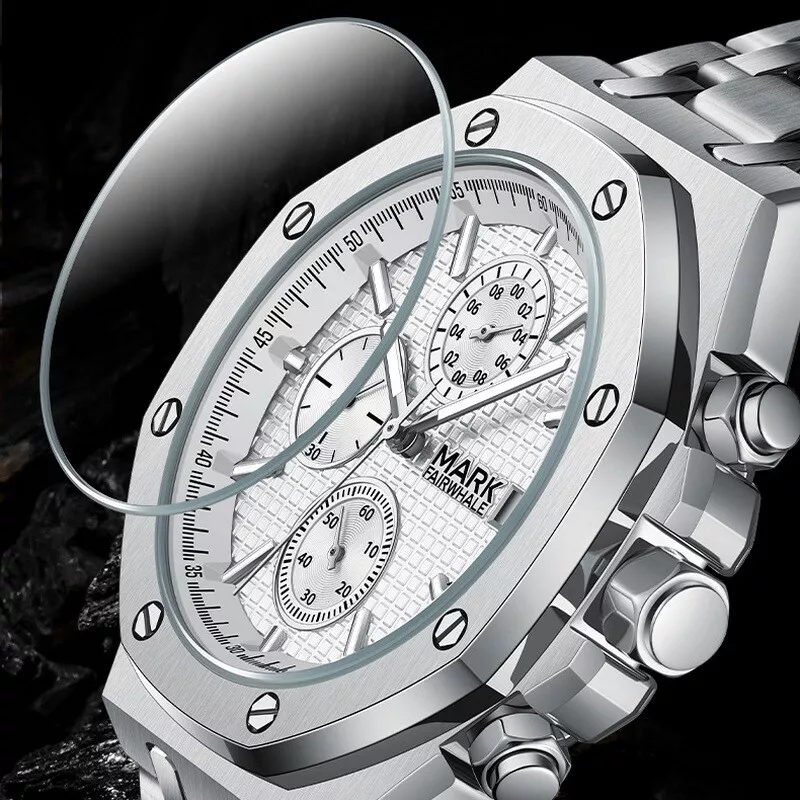 Mark Fairwhale FW-5860-S3 Silver Men's Quartz Watch